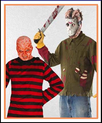 Disfraces Viernes 13 y Freddy Krueger